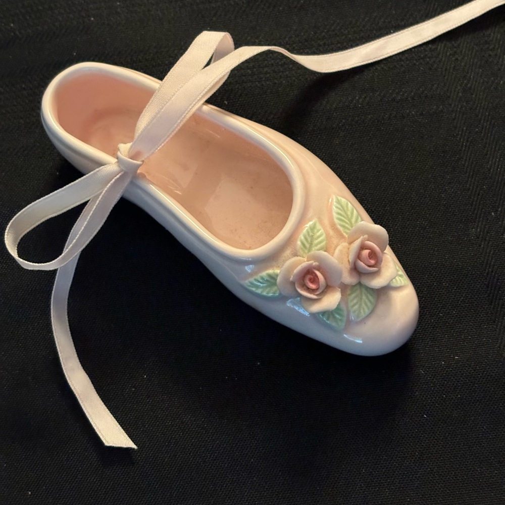 Ceramic Ballet Slipper By Roman, Inc. 1984